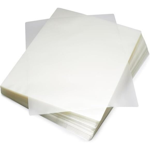 Clear Thermal Laminating Plastic Paper Laminator Sheets 9 x 11.5-Inch 200-Pack - Picture 1 of 6